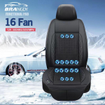 DC 12V 3D vahega auto suvine jahe &otilde;hkistmepadi 8 ventilaatori/16 ventilaatoriga Kiire puhuv ventilatsioonistmepadi Jahutusmatt K&uuml;lmutatud iste 12V-Suv and sedan