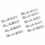 3D Mustad T&auml;hed Auto Pagasiruum GLA GLK 200 220 250 280 300 320 350 Logo Embleem M&auml;rk Kleebis Autotarvikud GLA 250 h&otilde;be