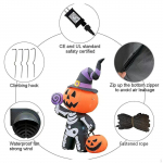 Halloween Inflatable Pumpkin Lighted Home Decor 6 ft for Indoor Outdoor Lawn