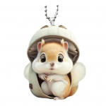 Orav kotis rippuv kaunistus Kodu siseruumides j&otilde;ulupuu auto tahavaatepeegel 2D lame akr&uuml;&uuml;l multikas loomade rippuv kaunistus ripats Squirrel