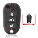 Silikoonist klapiga kokkupandav v&otilde;tmehoidja kate Peugeot 208 2008 301 308 3008 RCZ 508 408 2008 307 &uuml;mbris Citroen C3 C4 Berlingo 2021 jaoks valge