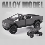 1/24 Tesla k&uuml;berm&auml;nguauto pikap sulamist automudel, survevalu metallist m&auml;nguasi, maastikus&otilde;idukid, automudeli simulatsioonid, heli ja valgused lastele kingitused hall v&auml;rv