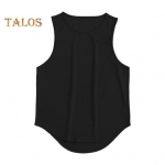 Meeste suvine spordivest O kaelus Hea hingavus &uuml;hev&auml;rviline varrukateta higineeldumine, kiire kuiv pullover J&otilde;usaali fitness s&ouml;rkimistank M taevasinine v&auml;rv