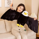 40cm Armas Simulatsioon Laiali Levitatud Tiibadega Kotkas Pl&uuml;&uuml;sist M&auml;nguasjad Kawaii Pl&uuml;&uuml;sist Pehme Realistlik Loom Lind M&auml;nguasjad Loov S&uuml;nnip&auml;evakingitus 40CM