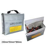 LiPo Li-Po aku tulekindel ohutuskaitse turvakott 240 * 64 * 180 mm