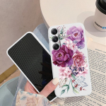 Lillemustriline pehme silikoon&uuml;mbris Xiaomi Redmi Note 13 Pro 13C Samsung A55 M35 S24 iPhone Huawei Honor Realme kaamerale kaitsev p&otilde;rutuskindel kate Samsung Galaxy S9 Plus