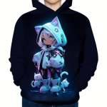 Lasteriided T&uuml;drukute pusad Pikkade varrukatega Multikas Koomiks T&uuml;drukuprint S&uuml;gis Lasteriided T&uuml;druk Kawaii T&uuml;drukutopid Laster&otilde;ivad 140CM