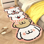 Libisemisvastane Multifilmi Voodi&auml;&auml;rne Vaip Koera Vaip Kohev Matt Ebakorrap&auml;rane P&otilde;randamatt Elutoa jaoks Kohev Tuba Vaip Paksenenud Uksematt Armas 40&times;120CM