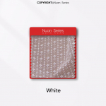 1PC Nuan Series 10-20% Blackout Prantsuse stiilis v&auml;rske laine p&otilde;hjaga pits l&auml;bipaistev kardin elutoa jaoks magamistoa r&otilde;du kodukaunistuseks W100cm x L130cm valge
