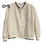 S&uuml;giskevad naiste jope aluskrae &uuml;hev&auml;rvilised pikad varrukad &Uuml;herealine V-kaelus High Street Preppy stiilis pesapallimantel lahtine kardigan l&uuml;hike M roosa