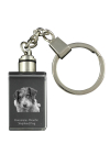 Romanian Mioritic Shepherd Dog, Ciobănesc Rom&acirc;nesc Mioritic - Crystal key ring with dog photo, illuminated key ring, unique gift by Art-Dog brand puhas