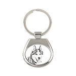 Siberian Husky, Chukcha - keychain with a dog, keychain with a print, personalized pendant from the Art-Dog brand