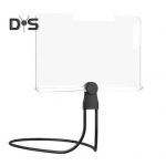 Kaela rippuv luup K&auml;ed-vabad suurendusklaas painduva hanekelaga suure vaatealaga Kerge kaasaskantav lugemisluup eakatele inimestele must