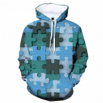 Moodne mitmev&auml;rviline pusle 3D prinditud kapuutsiga meeste kevad- ja s&uuml;gisene dressipluus lahe t&auml;navasuur suur pullover-hoodie S