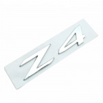 3D ABS Liimiga Kroommust Logo Z4 Embleemi T&auml;hed Auto Tagaluugi M&auml;rk Kleebis E85 E89 G29 Z4 jaoks Kleebise Tarvikud h&otilde;be