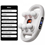 Fascia Gun 6 pead massaažip&uuml;stol Lihaste l&otilde;dvestav elektriline masseerija kehamassaaž s&uuml;vakudede lihased valu leevendamiseks selja jala kael W