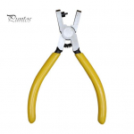 Ergonoomilise k&auml;epidemega jalatsipaela augutangid, mida on lihtne kasutada, laia kasutusalaga kellarihma augutangid kollane