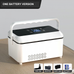 Kaasaskantav mini-insuliinik&uuml;lmkapp koduseks autoreisiks 2&ndash;8 ℃ k&uuml;lmutusseadmega USB laetav jahuti &uuml;mbris 10200 mAh