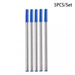 Metallist pastapliiats &otilde;pilastele kingituseks geelpliiats, vastupidav t&auml;itesulepea, koolitarbed 5PCS Black Ink Refills