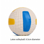 Koera h&auml;&auml;lestav m&auml;nguasi Lateks M&auml;nguasi K&otilde;rgeelastne puuvillat&auml;idisega Lateks Jalgpall Jalgpall Lemmikloomatarbed Lemmikloomam&auml;nguasjad basketball