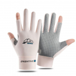 P&auml;ikesekaitse Kalastuskindad J&auml;&auml;siid Sport Jalgrattas&otilde;it Jooksmine Kalastuskindad Unisex libisemisvastased Hingavad UV-vastased kindad M