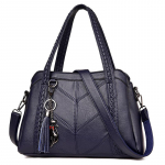 Moodne &otilde;lakott naistele Luksuslik k&auml;ekott Naistele Retro PU-nahast k&auml;ekott tuttidega Naiste Crossbody kott kassihoidjaga 31*11*22cm lilla