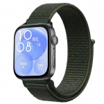 Nailonrihm Huawei kella Fit 3 k&auml;ev&otilde;ru aasa rihmaga nutikella randmepael Huawei kella Fit 3 spordikellarihma jaoks Huawei Watch Fit 3 armee roheline v&auml;rv