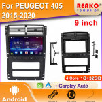 Autoraadio PEUGEOT 405 2015-2020 jaoks Android Auto Carplay Navigatsiooniga GPS Multimeedia Video M&auml;ngija Stereo 5G WIFI BT 4G 2din DVD 4 core 1GB+32GB carplay