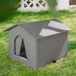 Kassimaja &otilde;ues elavatele kassidele Hulkuvad varjupaigad lemmikloomatarbed koeravoodi Veekindel metsik kiisu Gray M