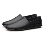 Moodsad Meeste Mokassiinid slip-on mood Pehmed Mokassiinid v&auml;listingimusteks Kevad S&uuml;gis Ehtne Nahk Jalan&otilde;ud Meeste Korterid S&otilde;idujalan&otilde;ud mehe mokassiinid 11 must