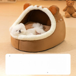 Kenneli sooja s&uuml;gise ja talve v&auml;ikesed ja keskmise suurusega koerad saavad Kennel Teddy poolsuletud lemmiklooma magamistarbed lahti v&otilde;tta ja puhastada S