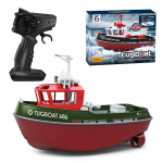 Uus RC Boat 2,4G v&otilde;imas kahe mootoriga pikamaa juhtmevaba kaugjuhtimispuldiga puksiiri mudel, mis sobib poistele kingituseks laste m&auml;nguasjad roheline