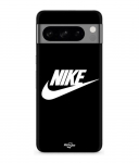 &Uuml;mbris - MANIACASE - Google Pixel 8a Pro - Silikoon - Pehme - Must Nike logoga must