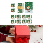 Christmas Gift Boxes Bulk Crop up Box Folding Bouncing Jumping for Green 10Pcs Boxes
