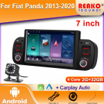 Android 7 Auto raadio multimeediapleier Fiat Panda 2013-2020 jaoks Carplay Android Auto GPS DSP 1din Androidi peakomplekt 4 core 2GB+32GB carplay