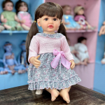 55 cm pestav elutruu pehme k&auml;sitsi maalitud simulatsioon Baby Reborn Doll Lapsed saadavad m&auml;ngunuku Girl