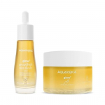 Aqualogica oma The Glow Duo n&auml;oseerum (30 ml) | Geel-niisutaja (50g)