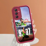 Pehme silikoonist ruudukujulise redeliga printimismustriga telefoni korpus T&auml;iskaanega kaamera p&otilde;rutuskindel kaitse kummist &uuml;mbris Samsungile Samsung A50S valge