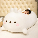 50/80cm Suur Kawaii T&auml;idisega J&auml;nes Pl&uuml;&uuml;sist M&auml;nguasi Pehmed M&auml;nguasjad Padi J&auml;nku Laste Padi Nukk S&uuml;nnip&auml;evakingitused Lastele 50cm