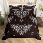 Gradient Roheline Surmaliblika Tekikate Liblikas Loomade T&auml;htkuju Galaktika Voodipesu Poistele T&uuml;drukutele Gooti Liblikas Kolju Boho Toakujundus 70x133cm 2pcs