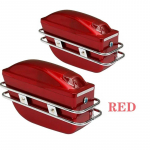 Universaalsed mootorratta k&uuml;ljekarbid pagasipaagi saba t&ouml;&ouml;riistakott k&otilde;va korpusega sadulakotid k&uuml;lgmised pagasiruumid Honda/Yamaha/Suzuki jaoks punane