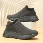 Unesex villased keskmise toruga kerged libisevad spordijalatsid &ndash; suure suurusega pehme tald meestele ja naistele (S&uuml;gis/talv) 46 tumeroheline v&auml;rv