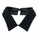 Naiste Retro K&auml;sitsi valmistatud Helmed Kunstp&auml;rlid Kihid Pluusikrae Eemaldatav Kaelakee Choker Kangast Aksessuaar
