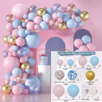 S&otilde;brap&auml;eva &otilde;hupall Garland Arch Kit Konfeti &otilde;hupallid emadep&auml;eva l&otilde;petamiseks s&uuml;nnip&auml;evaks Baby Shower pulmapeo kaunistus