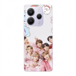 Coque - Maniacase - Xiaomi Redmi Note 14 5G - Kpop BTS - Souple - Rose