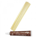 100 b&acirc;tonnets pour barbe &agrave; papa + Stylo chocolat