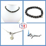 Pierres et Min&eacute;raux. Parure bijoux Bracelet Collier perles Labradorite 8 mm. Chaine en Taille personnalisable.