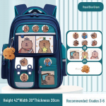 Capybara koolikott: Armas, mahukas seljakott algkooli poistele ja t&uuml;drukutele small