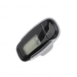 Sammulugeja Suur LCD-ekraan USB Laetav T&auml;pne Kaasaskantav Kerge Pedometer kaelapaelaga