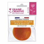 Colorant solide pour bougie 20 g Orange